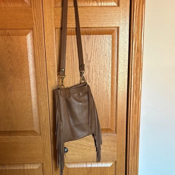 MCFADIN Cowhide Fringe Crossbody Bag - Picture 2 of 4